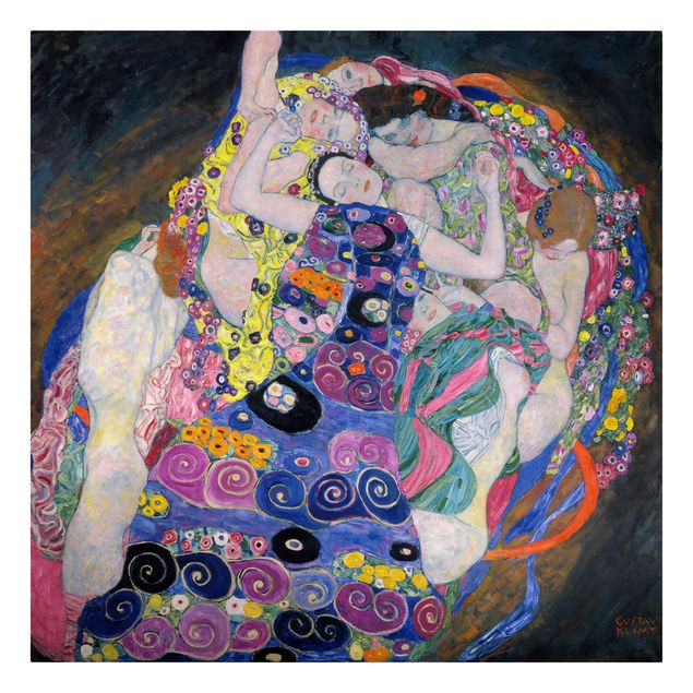Billeder på lærred kunsttryk Gustav Klimt - The Virgin