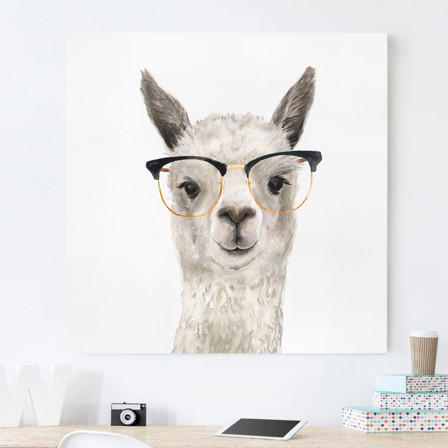 Børneværelse deco Hip Lama With Glasses I