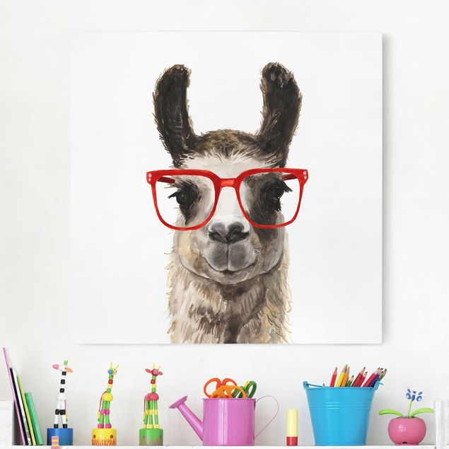 Børneværelse deco Hip Lama With Glasses II