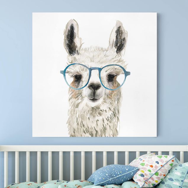 Børneværelse deco Hip Lama With Glasses III