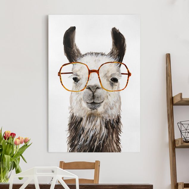 Børneværelse deco Hip Lama With Glasses IV