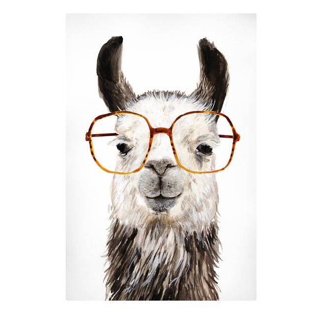 Billeder dyr Hip Lama With Glasses IV
