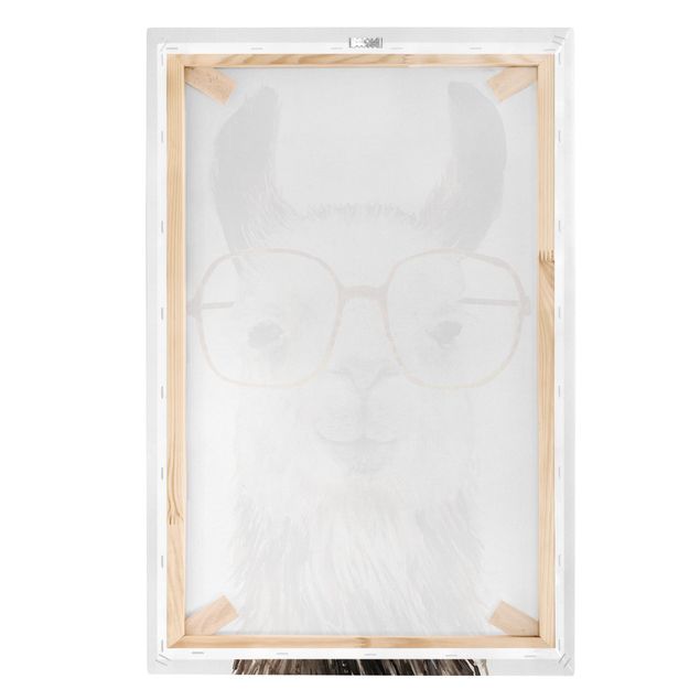Billeder på lærred Hip Lama With Glasses IV