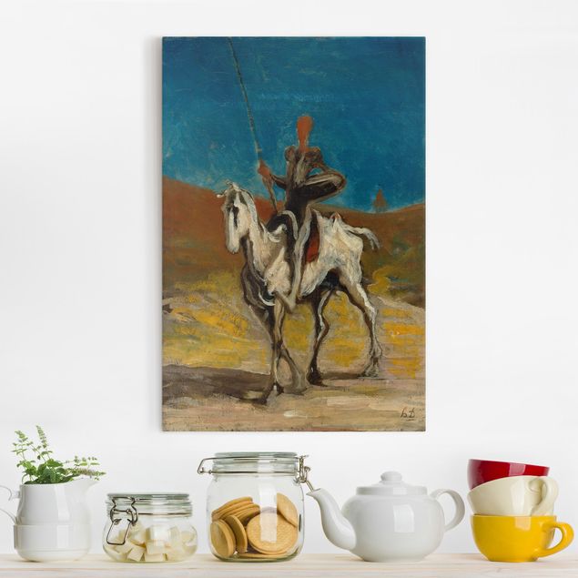 køkken dekorationer Honoré Daumier - Don Quixote