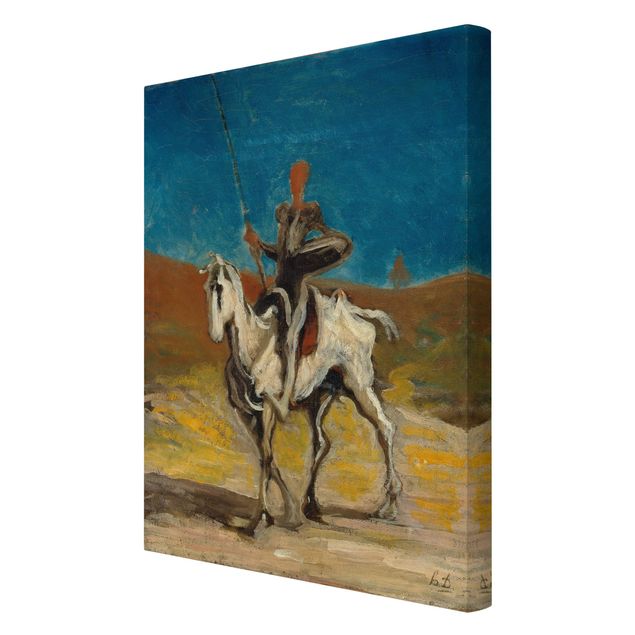 Billeder kunsttryk Honoré Daumier - Don Quixote