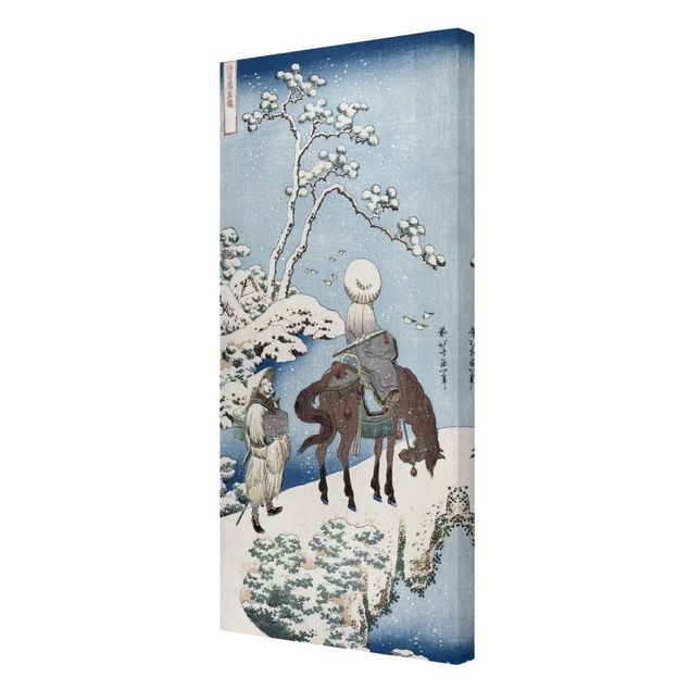 Billeder på lærred landskaber Katsushika Hokusai - The Chinese Poet Su Dongpo