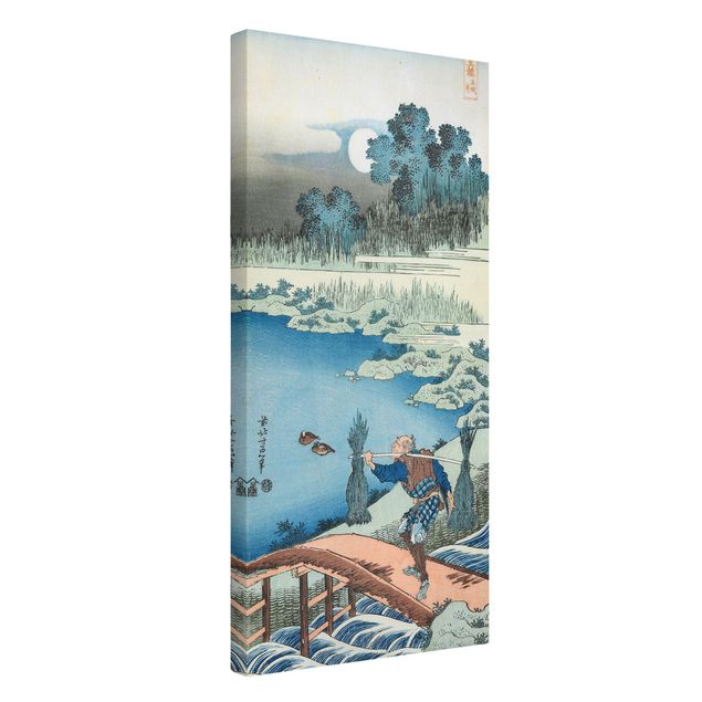 Billeder på lærred kunsttryk Katsushika Hokusai - Rice Carriers (Tokusagari)