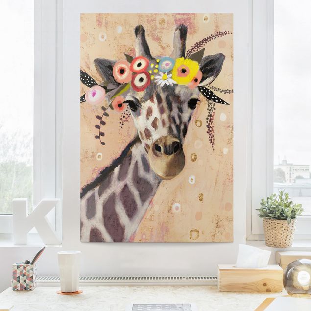 køkken dekorationer Klimt Giraffe