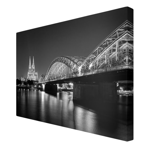 Billeder sort og hvid Cologne At Night II