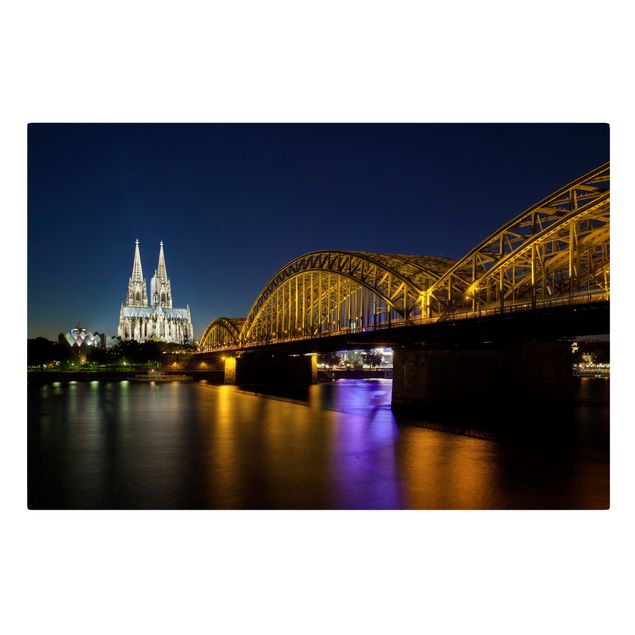Billeder moderne Cologne At Night