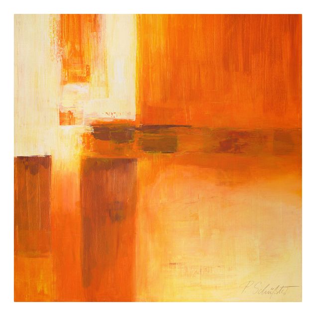 Billeder brun Composition In Orange And Brown 01