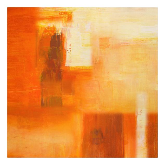 Billeder brun Composition In Orange And Brown 02