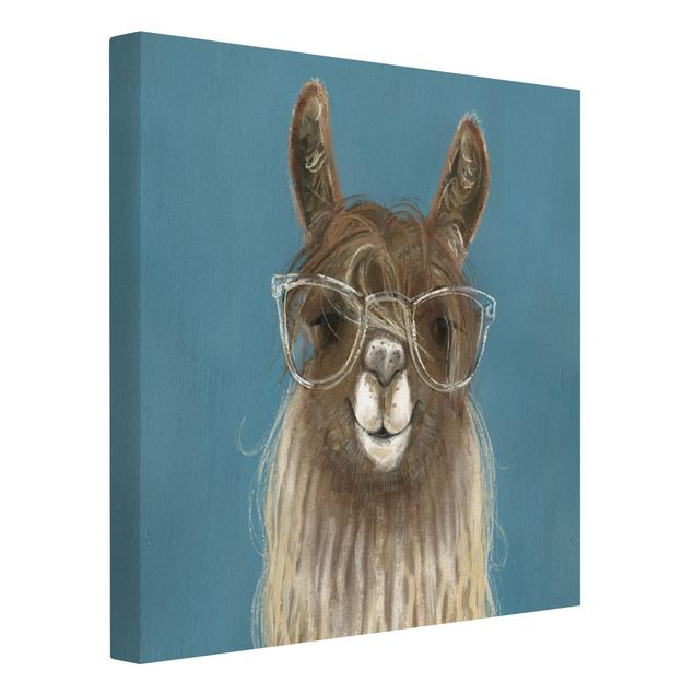Billeder moderne Lama With Glasses III