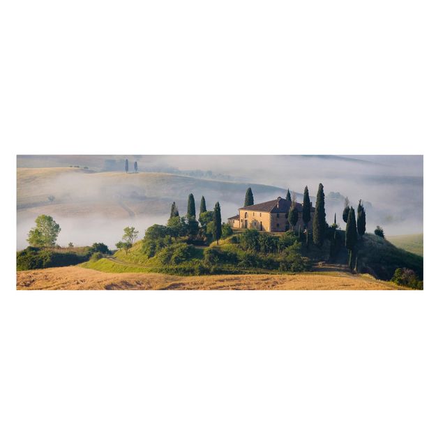 Billeder på lærred arkitektur og skyline Country Estate In The Tuscany