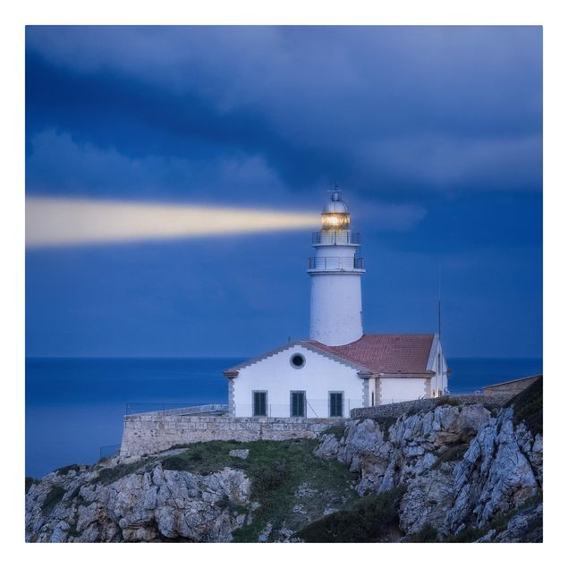 Billeder på lærred landskaber Lighthouse At Far De Capdepera