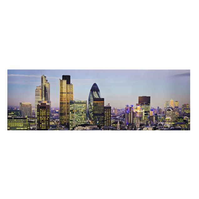 Billeder på lærred arkitektur og skyline London City