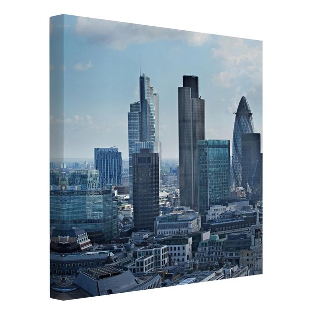 Billeder på lærred arkitektur og skyline London Skyline