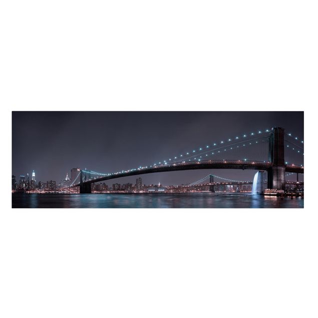 Billeder arkitektur og skyline Manhattan Skyline and Brooklyn Bridge