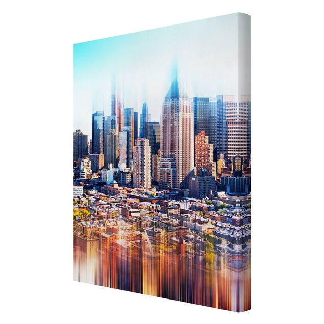 Billeder moderne Manhattan Skyline Urban Stretch
