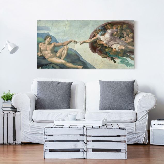 Kunst stilarter Michelangelo - The Sistine Chapel: The Creation Of Adam