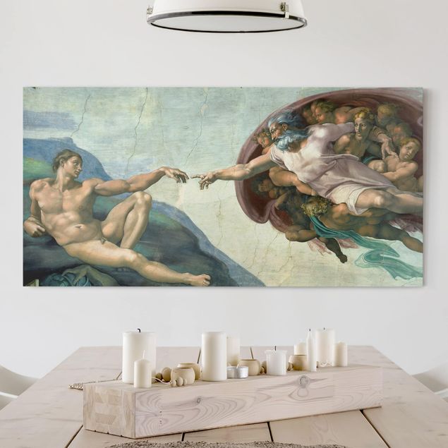 køkken dekorationer Michelangelo - The Sistine Chapel: The Creation Of Adam
