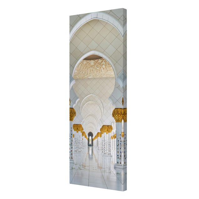 Billeder på lærred Mosque In Abu Dhabi