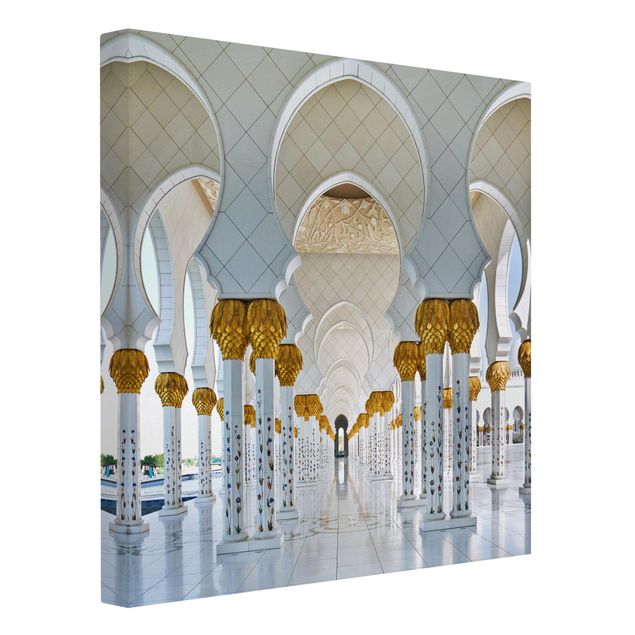Billeder på lærred spirituelt Mosque In Abu Dhabi