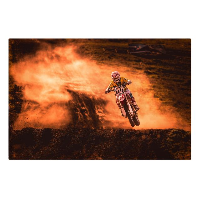 Billeder orange Motocross In The Dust