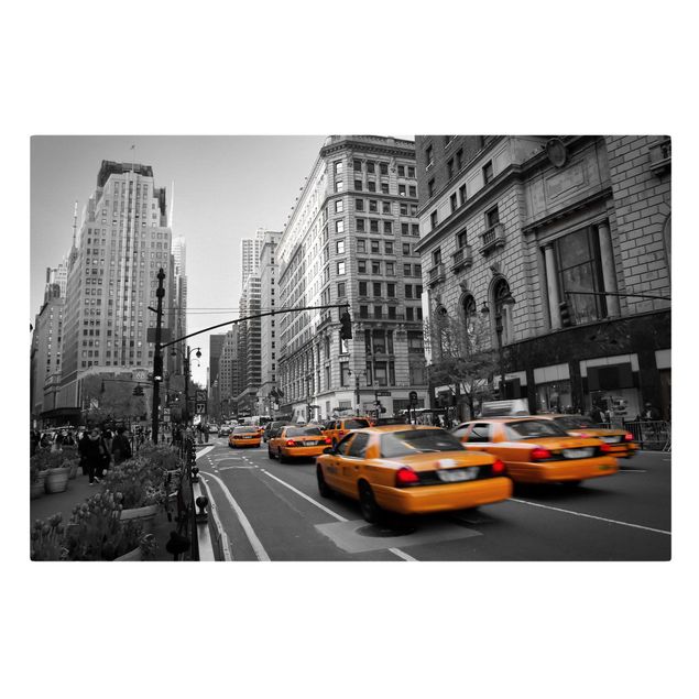 Billeder på lærred sort og hvid New York, New York!