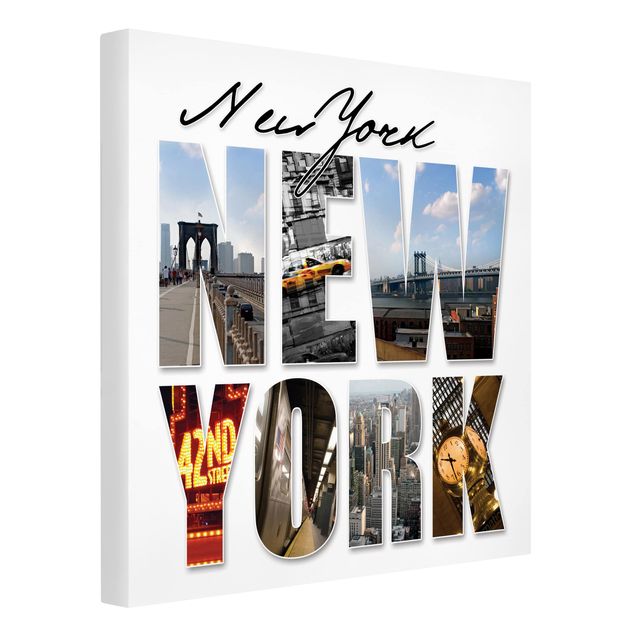 Billeder på lærred arkitektur og skyline New York Impressions