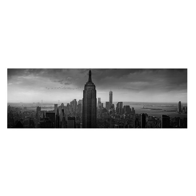 Billeder på lærred arkitektur og skyline New York Rockefeller View
