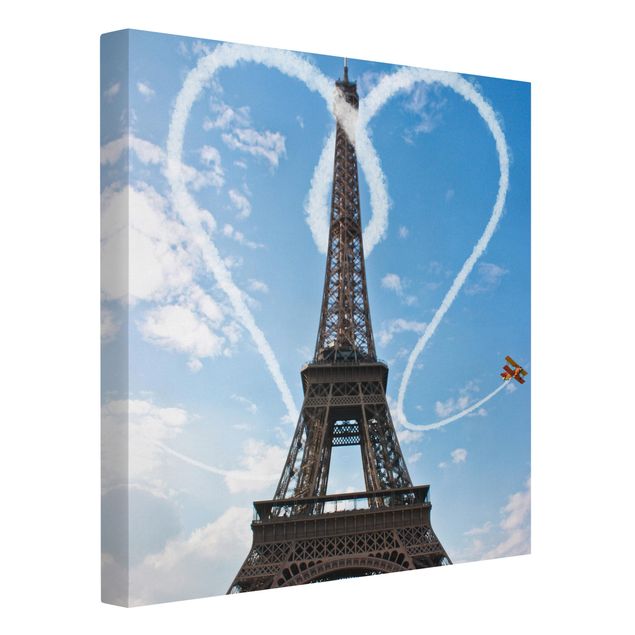 Billeder på lærred arkitektur og skyline Paris - City Of Love