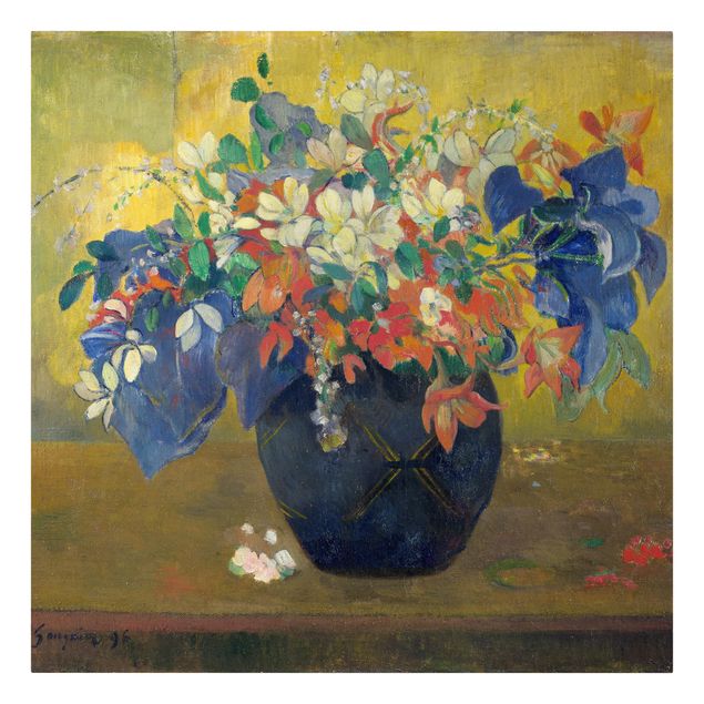 Billeder blomster Paul Gauguin - Flowers in a Vase