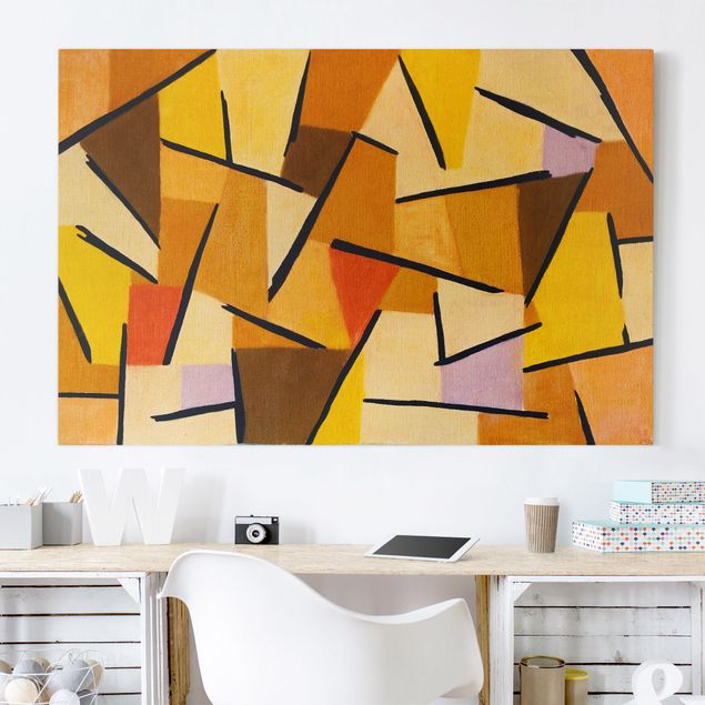 køkken dekorationer Paul Klee - Harmonized Fight