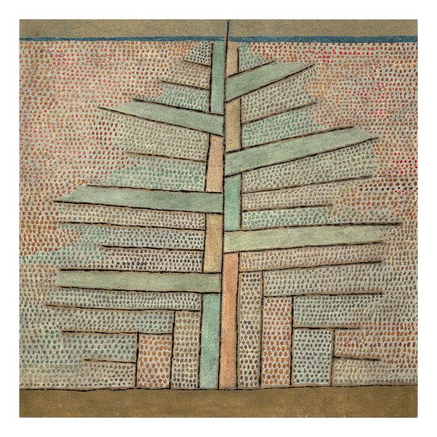 Billeder på lærred kunsttryk Paul Klee - Pine