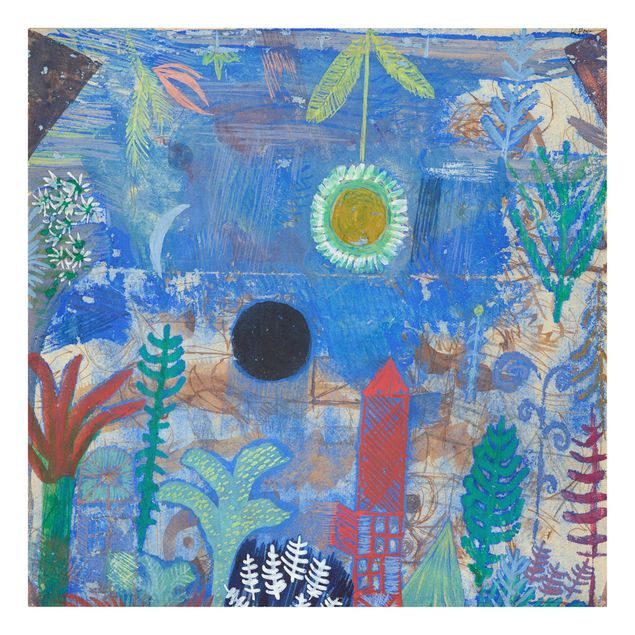 Billeder på lærred abstrakt Paul Klee - Sunken Landscape
