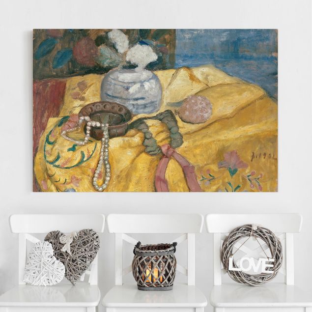 Kunst stilarter ekspressionisme Paula Modersohn-Becker - Still life with Beaded Necklace