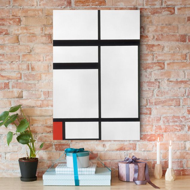 Kunst stilarter Piet Mondrian - Composition with Red, Black and White
