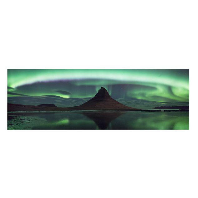 Billeder på lærred landskaber Northern Lights In Iceland