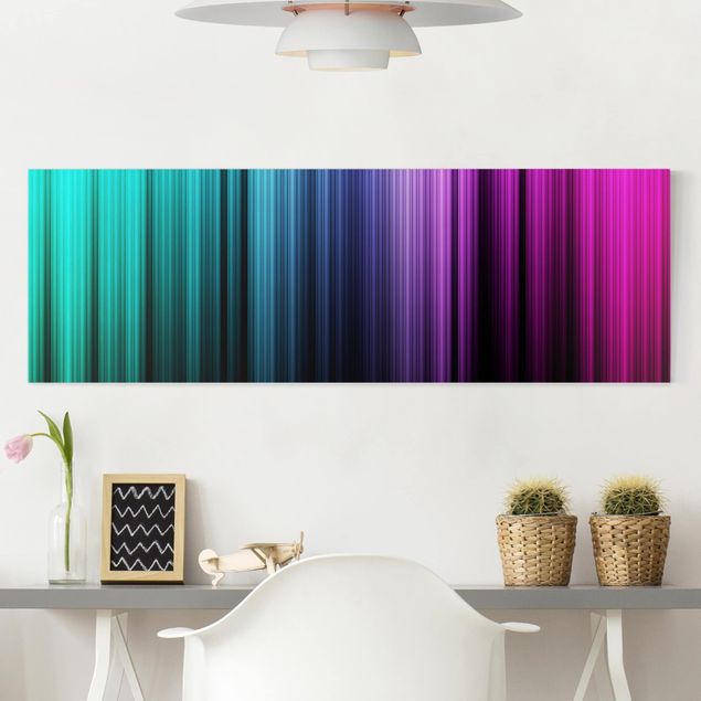 Billeder på lærred abstrakt Rainbow Display