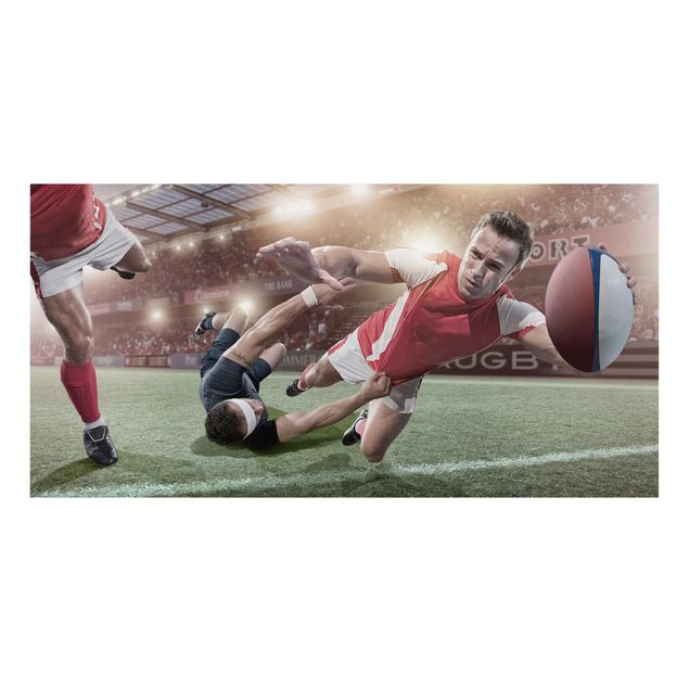 Billeder på lærred Rugby In Motion