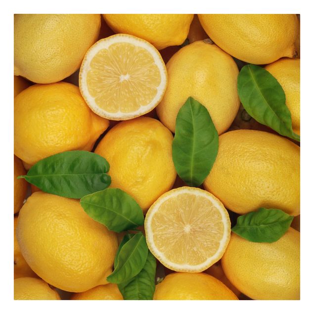 Billeder på lærred grøntsager og frukt Juicy lemons