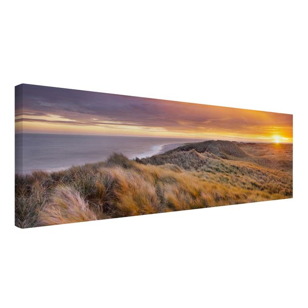 Billeder landskaber Sunrise On The Beach On Sylt