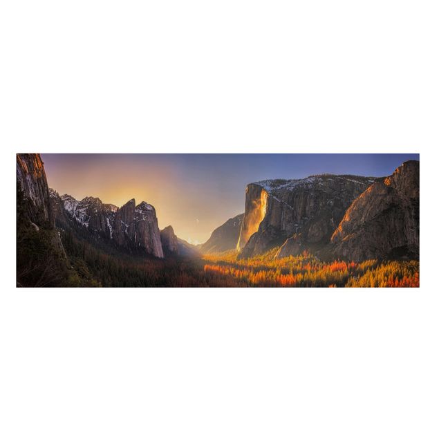 Billeder landskaber Sunset in Yosemite