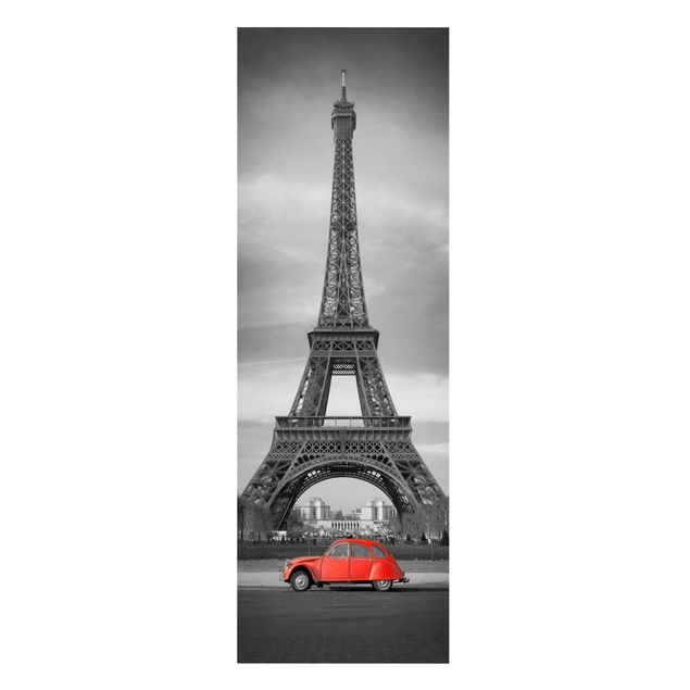 Billeder på lærred sort og hvid Spot On Paris