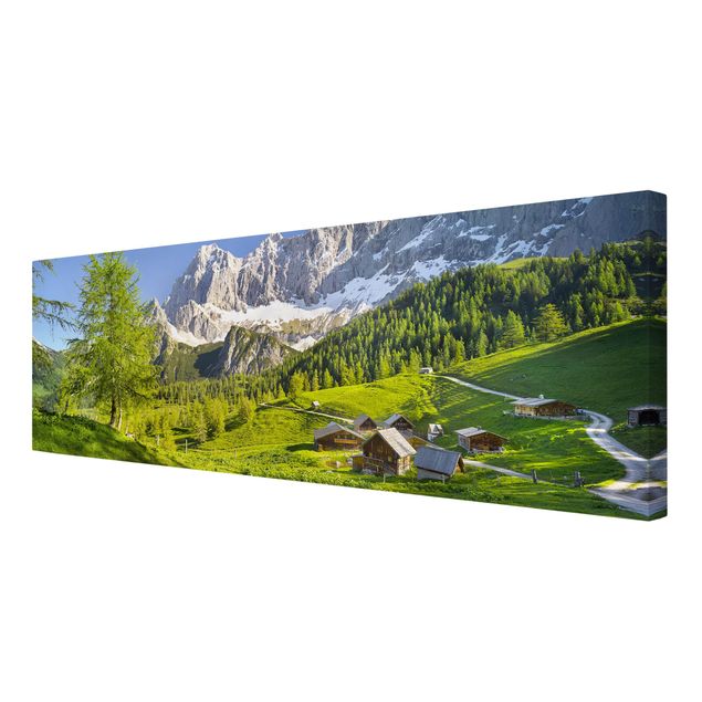 Billeder på lærred landskaber Styria Alpine Meadow