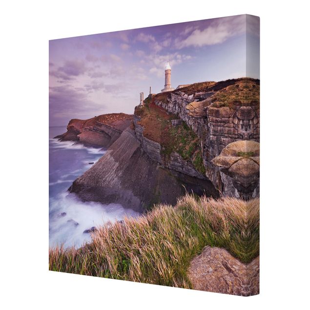 Billeder landskaber Cliffs And Lighthouse