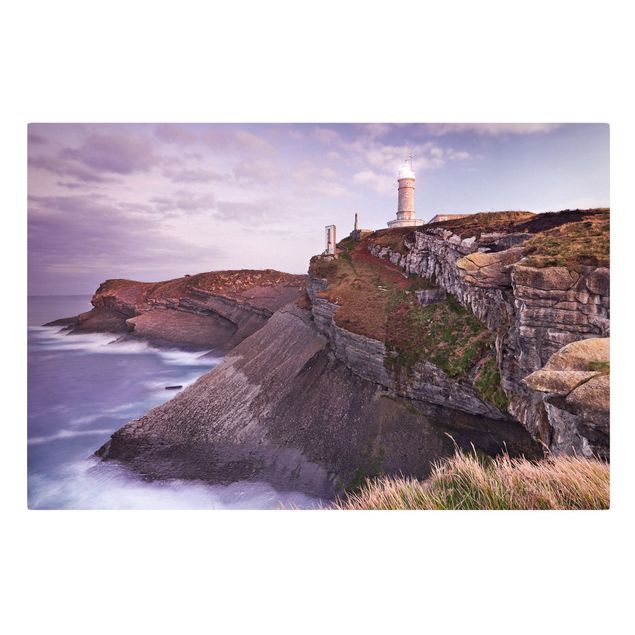 Billeder hav Cliffs and lighthouse