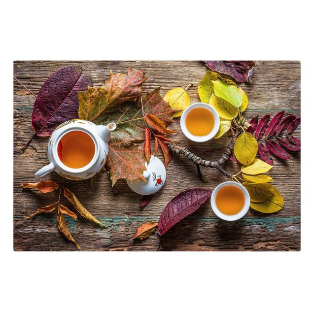 Billeder på lærred krydderier og urter Tee In September
