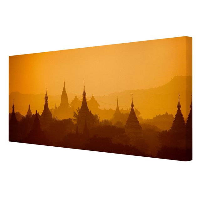 Billeder orange Temple City In Myanmar